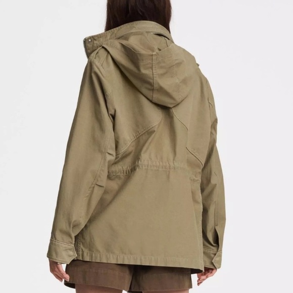 Rag & Bone M65 Field Cotton Utility Full Zip Hooded Jacket Moss Green NWT XXS - Picture 6 of 14